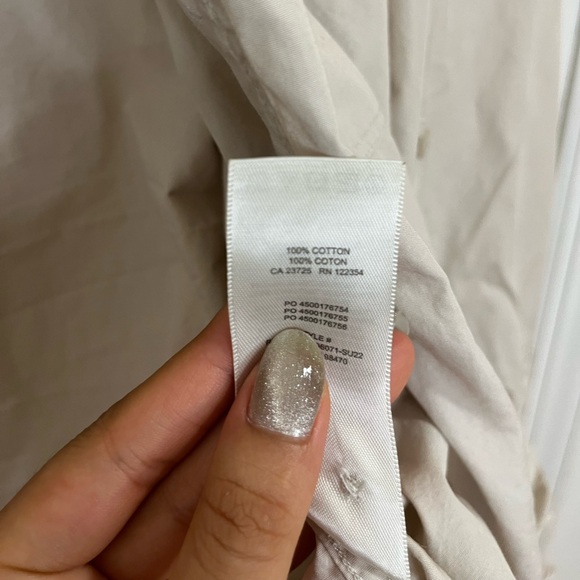 Aritzia Babaton light beige button up - Picture 5 of 5